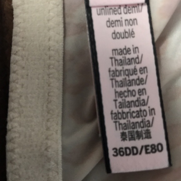 New condition Victoria Secret Unlined Demi Bra S 36DD - Picture 7 of 7